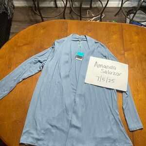 Posh Peanut women’s slate fly away cardigan